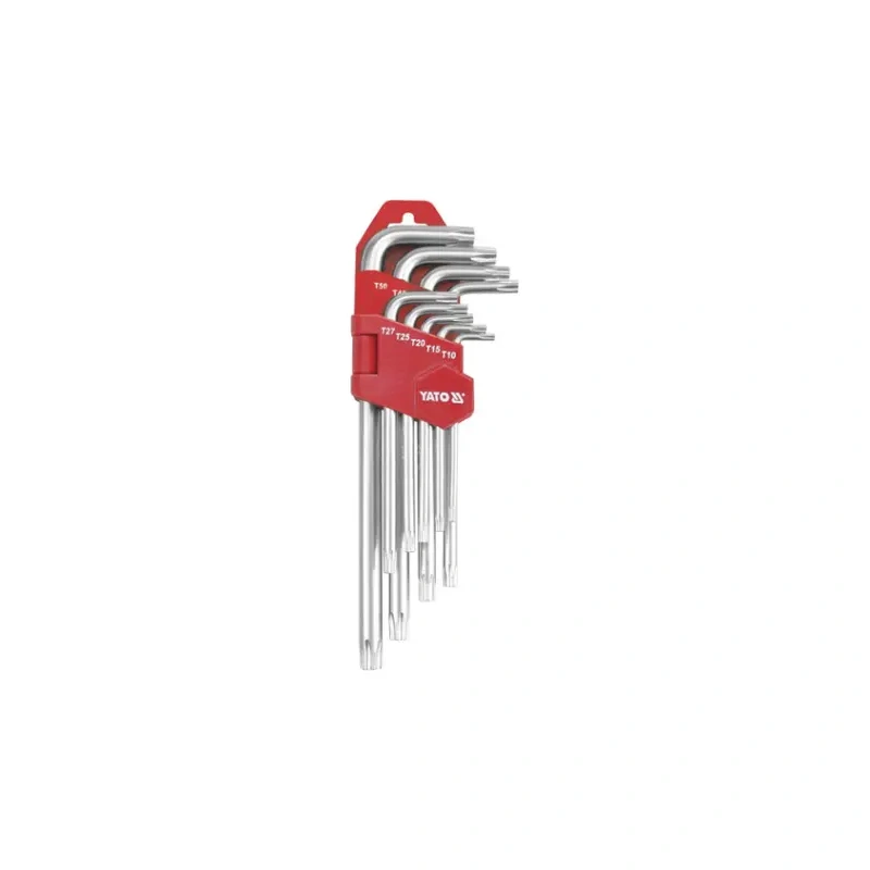 Torx L-võtmete komplekt T10-T50 YT-0512