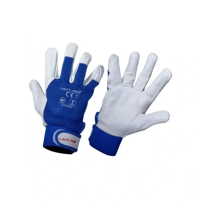 Töökindad nahast sinine suurus 10 (XL) L270610K