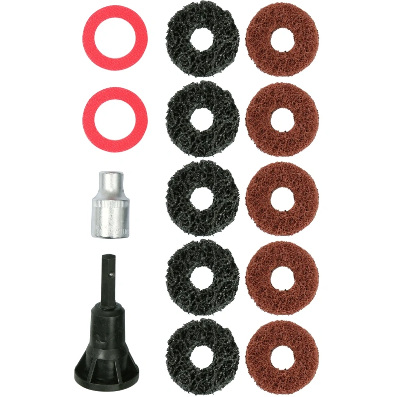 Poldipuhastuskomplekt trellile +1/2" 14osa YT-25384