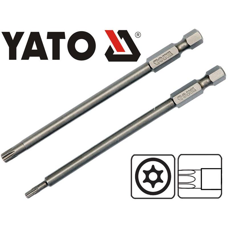 T25 ja T10 torx komplekt 100mm 2tk 0490