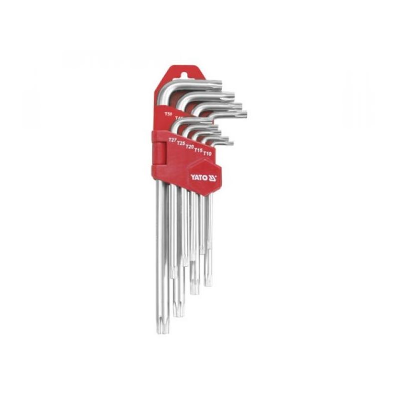 Torx võtmete kompl. T10-T50 YT-0512