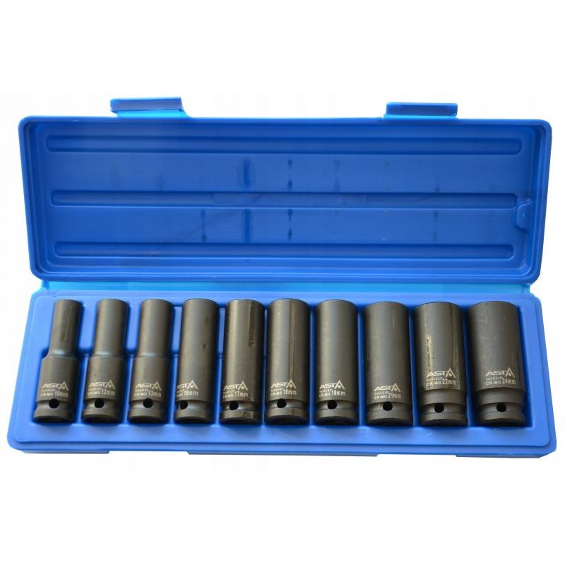 1/2" pikkade löökpadrunite kompl. 10-24mm 914010P-1