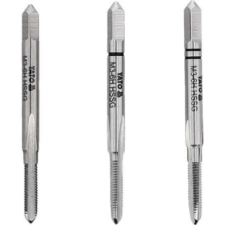 M3x0,5mm käsieermepuur 3tk YT-2930
