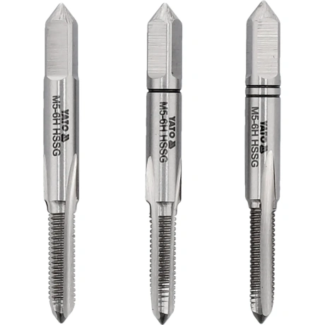 M5x0,8mm käsikeermepuur 3tk YT-2932