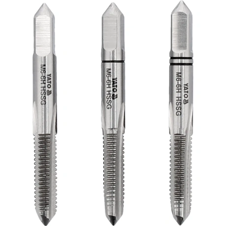 M6x1mm käsikeermepuur 3tk YT-2933