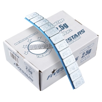 Liimitav valuvelje tasakaal madal, ümar 2,5g (Ribal 30g, 100riba pakis) 01-02-49