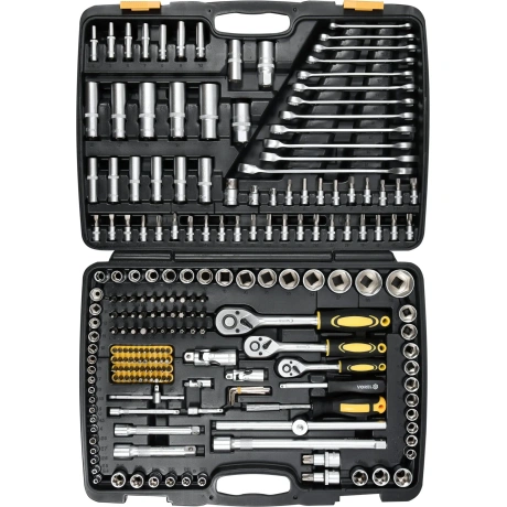 Tööriistakohver 216osa 1/4", 3/8", 1/2" TR-58700