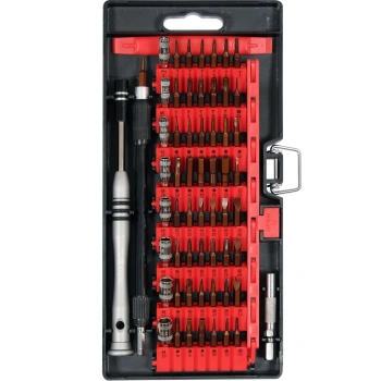 Telefonide ja sülearvutite täpsuskruvikeerajate komplekt 61tk YT-25760 Telefonide ja sülearvutite täpsuskruvikeerajate komplekt 61tk YT-25760