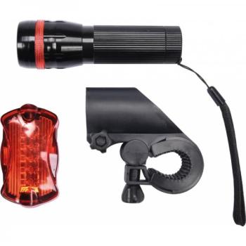 Jalgrattatuled 4osa 5led 3xAAA 3W zoom TR-88422