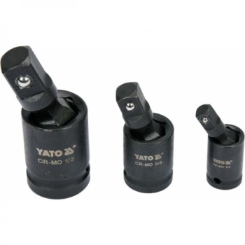 Löökkardaanid 1/4" + 3/8" + 1/2" YT-10643