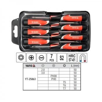 Kruvikeerajad  +  -  torx väi.7tk 25863 H