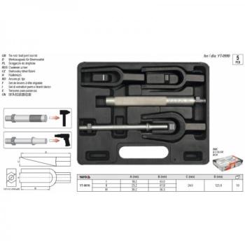 Sarniiri tõmmitsate kompl. 5osa YT-0616