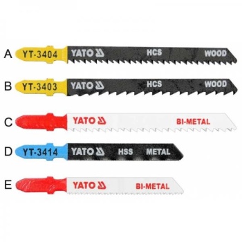 Tikksaelehed 5tk 3puidu 100/5mm 3metall 75/5mm YT-3445