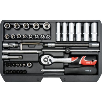 Tööriistakohver 1/4" 42osa YT-14481