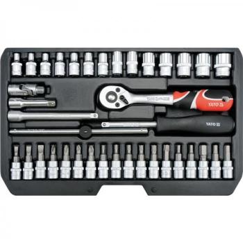 Tööriistakohver 1/4" 38osa T+narre+padr+torx YT-14471