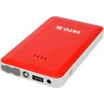 Käivitusabi + akupank 7500mAh 200A/400A 2tundi USB5v/2a Li-Po Bensiinimootorid 83080