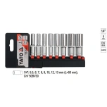 1/4" pikad padrunid 8osa 5,5-13 YT-14431