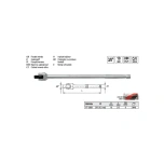 Liigendsaba 3/8" L=200mm YT-3839