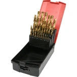 Metallipuuride komplekt HSS TiN 1-13mm 25osa YT-44676