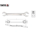 11 x 12mm piduritoru võti YT-0136