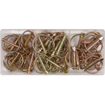 Rõngassplintide komplekt 50osa 4,5x36 6x45 8x45 11x45mm YT-06787