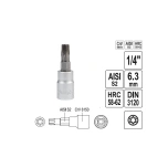 T10 torx+ 1/4" padrun YT-7661