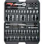 Tööriistakohver 56osa 1/4" padrunid, otsikud ja tarvikud YT-14501