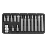 Torx löök otsikute kompl. 15osa T20-T55 YT-0417