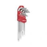 Torx L-võtmete komplekt T10-T50 YT-0512