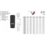 16mm pikk löökpadrun 1/2" YT-1036