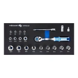 3/8" Narre + E-Torx padrunid sahtlikarbis 22osa HT7G127