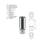 9mm pikk padrun 1/2" YT-1222