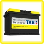 Aku 70Ah EFB(start-stop) 275x175x190 -/+ 760A 