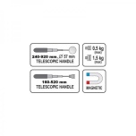 Peegel 240-920mm + magnetots 160-520mm teleskoop varred YT-0662