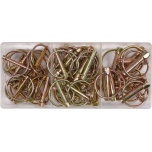 Rõngassplintide komplekt 50osa 4,5x36 6x45 8x45 11x45mm YT-06787