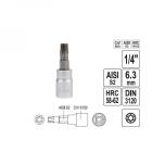 T40 torx 1/4" padrun 7666=04307 h