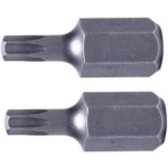T50 torx 3/8"(10mm) lühike L30 ots 2TK komplektis PR-10853
