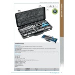 Tööriistakohver 63osa 1/4" metallkohver HT1R486