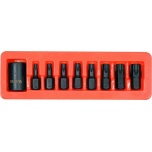 Torx löökotsikute komplekt 1/2" 9osa YT-10664