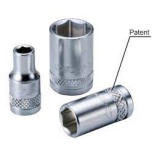 1/4" (=6,35mm) padrun lüh.Tollis võtmele 1/4"