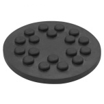 Tõstuki käpa kummipadi 137x18mm kolme puksiga 15-00-48