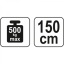 Mootori ülevalhoidja toetub tiivale 1,5m 500kg YT-55568