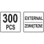 Fikseerimisseibide komplekt võlli 300tk 3-32mm YT-06880