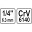 1/4" 4kant üleminek 6kant YT-12971