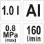 Liivaprits alapaagiga 0,8MPa 160l/min 2376