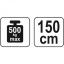 Mootori ülevalhoidja 1/toetub tiivale1,5m 500kg kand 55568