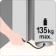 Õhukiil 125kg 0-50mm autoukse avaja, akende uste paigald. 67380
