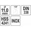 11mm puur metallipuur HSS 44233