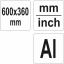 Reguleeritav nurgik 600x360mm 70791