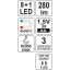 Töötuli LED 2in1 MAGNET patarei 3xAA 08513